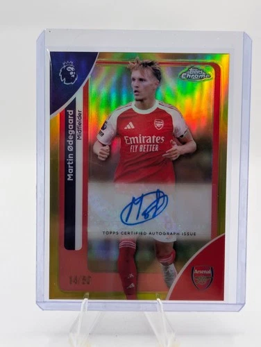 Martin Odegaard 2025 Topps Cromo Premier League Oro /50