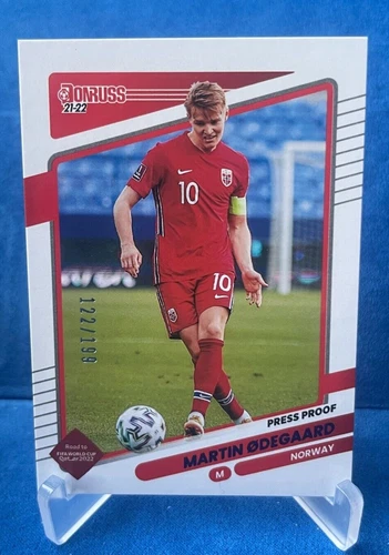 Martin Odegaard 2021 Panini Donruss FIFA Purple /199