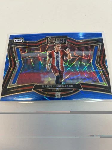 Martin Odegaard 2024 Panini FIFA Select Blue Lazer