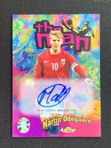 Martin Odegaard 2023 Topps Finest /250