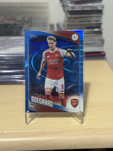 Martin Odegaard 2025 Topps Flagship Blue /150