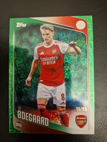 Martin Odegaard 2026 Topps Flagship Green /99