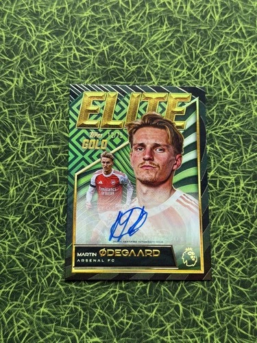 Martin Odegaard 2025 Topps Gold Elite /75
