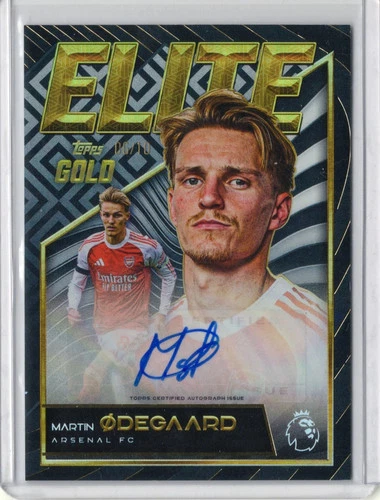 Martin Odegaard 2025 Topps Gold Premier League Gold /10