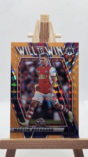 Martin Odegaard 2021 Panini Mosaic Orange Prizm