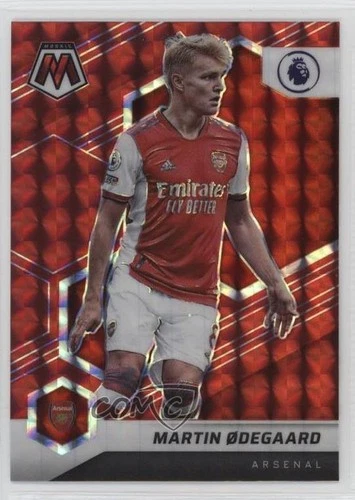 Martin Odegaard 2021 Panini Mosaic Rojo Prizm