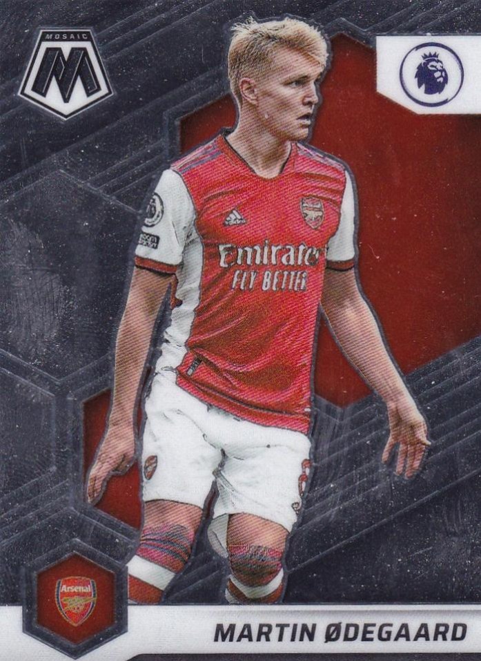 Martin Odegaard 2021 Panini Mosaic Premier League