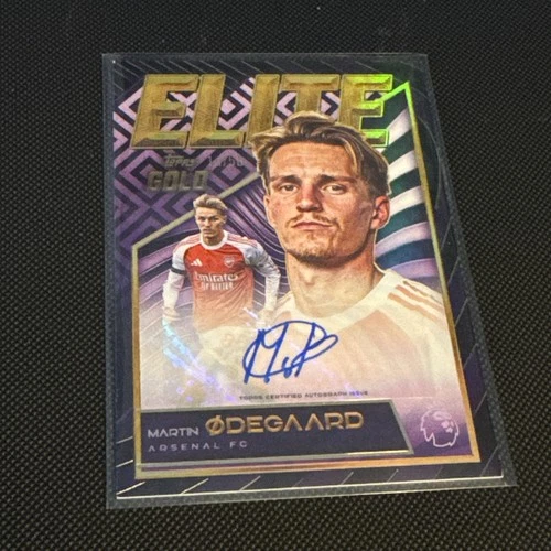 Martin Odegaard 2025 Topps Premier League Gold /50