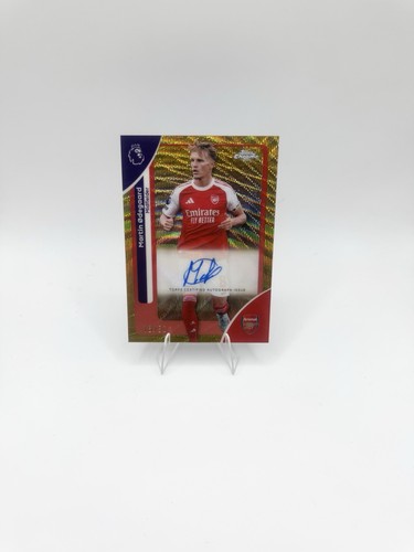 Martin Odegaard 2025 Topps Premier League Gold Wave 18/50