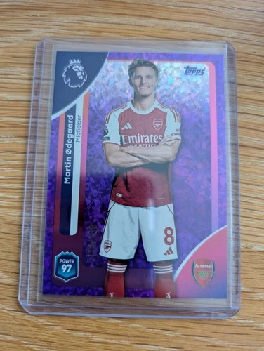 Martin Odegaard 2026 Topps Premier League Purple Sparkle /199