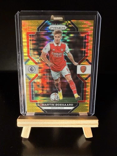 Martin Odegaard 2022 Panini Prizm Gold Power Pulsar /10