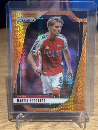 Martin Odegaard 2024 Panini Prizm Orange Hyper Prizm