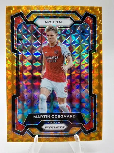 Martin Odegaard 2023 Panini Prizm Orange Mosaic