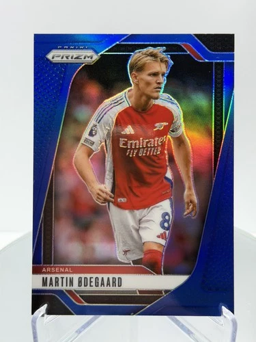 Martin Odegaard 2024 Panini Prizm Premier League Blue Prizm /299