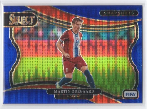Martin Odegaard 2024 Panini Select Blue Pulsar