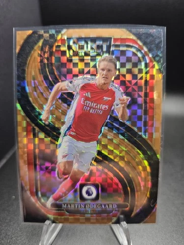 Martin Odegaard 2024 Panini Select Bronze Checker /125