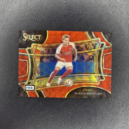 Martin Odegaard 2024 Panini Select FIFA Red Wave Prizm /149