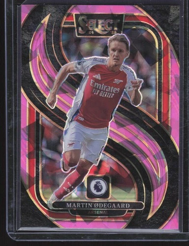 Martin Odegaard 2024 Panini Select Pink Ice