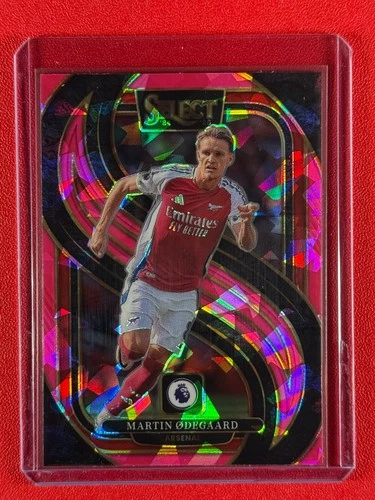 Martin Odegaard 2024 Panini Select Pink Ice Prizm
