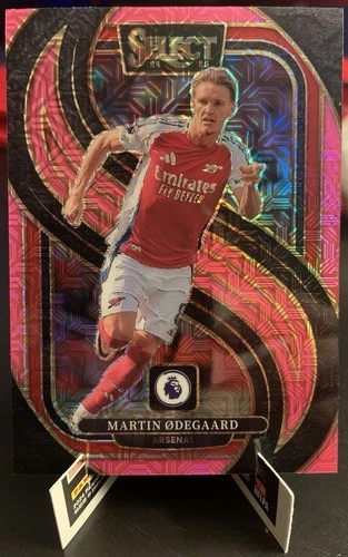 Martin Odegaard 2024 Panini Select Pink Mojo Prizm