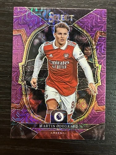 Martin Odegaard 2023 Panini Select Purple Mojo