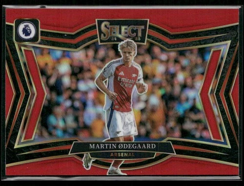 Martin Odegaard 2024 Panini Select Red Color Match /203