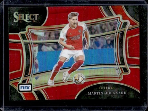 Martin Odegaard 2024 Panini Select Red Prizm