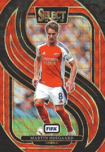 Martin Odegaard 2024 Panini Select Red Wave /59
