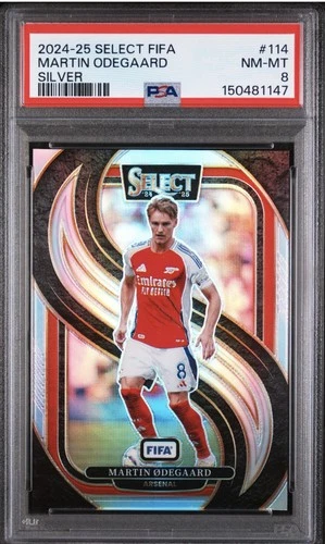 Martin Odegaard 2024 Panini Select Silver Prizm