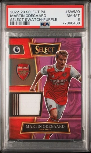 Martin Odegaard 2022 Panini Select Viola /49