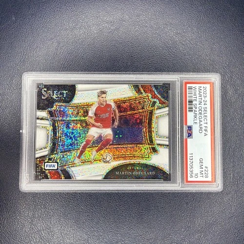 Martin Odegaard 2023 Panini Select White Sparkle