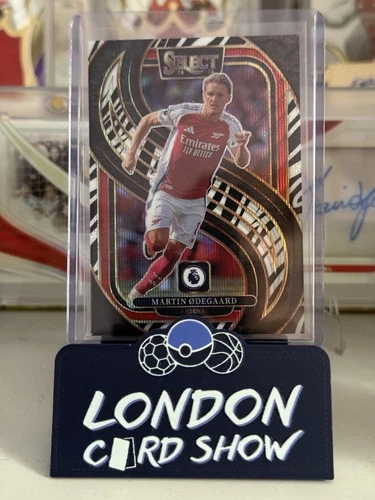 Martin Odegaard 2024 Panini Select Zebra Prizm