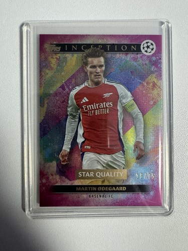 Martin Odegaard 2024 Topps Inception UCC Pink Foil /75