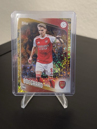 Martin Odegaard 2025 Topps UCC Flagship Gold Holofoil /50