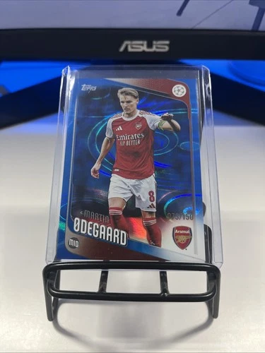 Martin Odegaard 2025 Topps UCL Blue Raindrop Refractor /150