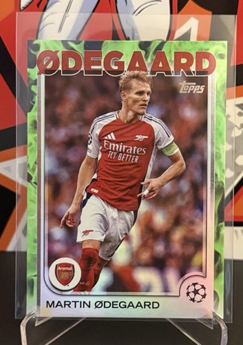 Martin Odegaard 2024 Topps UEFA Club Competitions Green /199