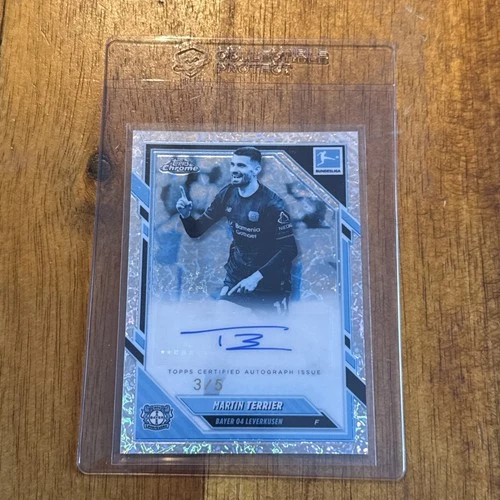 Martin Terrier 2025 Topps Bundesliga Chrome 03/05