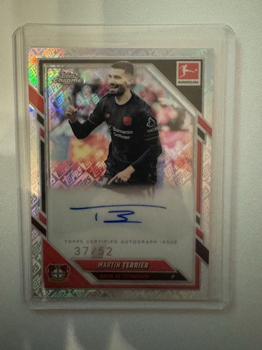 Martin Terrier 2025 Topps Bundesliga Chrome Toppsfractor /52