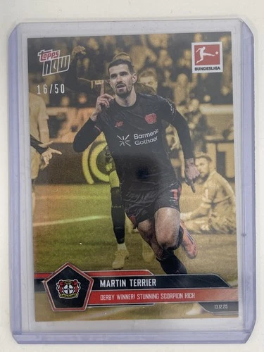 Martin Terrier 2025 Topps Bundesliga Now Parallel 16/50