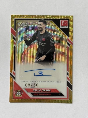 Martin Terrier 2025 Topps Chrome Gold Wave /50
