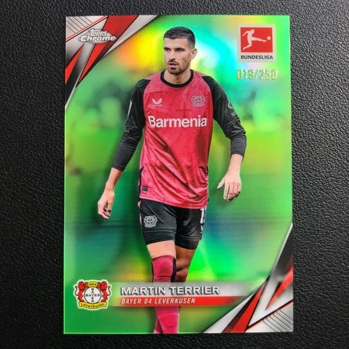 Martin Terrier 2024 Topps Chrome Neon Green Refractor /250