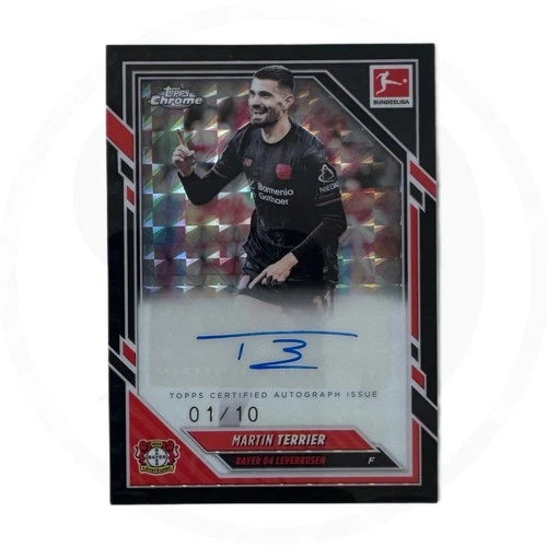Martin Terrier 2025 Topps Chrome Noir /10