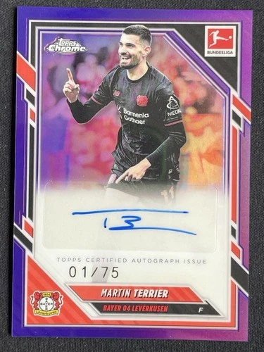 Martin Terrier 2025 Topps Chrome Purple Refractor /75