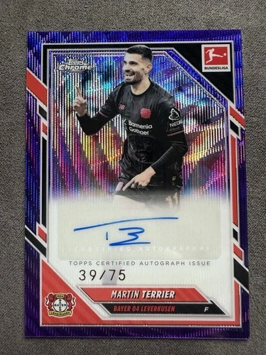 Martin Terrier 2026 Topps Chrome Purple Wave /75