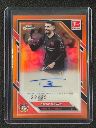 Martin Terrier 2025 Topps Chrome True Orange /25