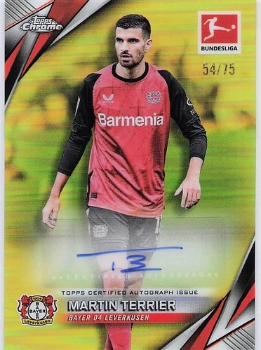 Martin Terrier 2024 Topps Chrome Yellow /75
