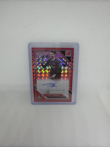 Martin Terrier 2025 Topps Cromo Bundesliga Rojo Geo Refractor /5