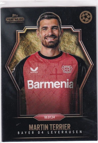 Martin Terrier 2024 Topps UCC Signatures D'Été