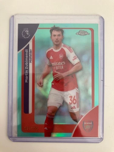 Martin Zubimendi 2025 Topps Chrome Aqua /199