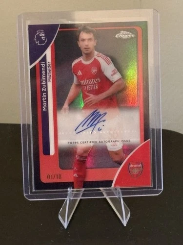 Martin Zubimendi 2025 Topps Chrome Black /10